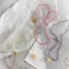 Cute Colorful Women Party Pendant Acrylic Necklace Daisy Beaded Chocker