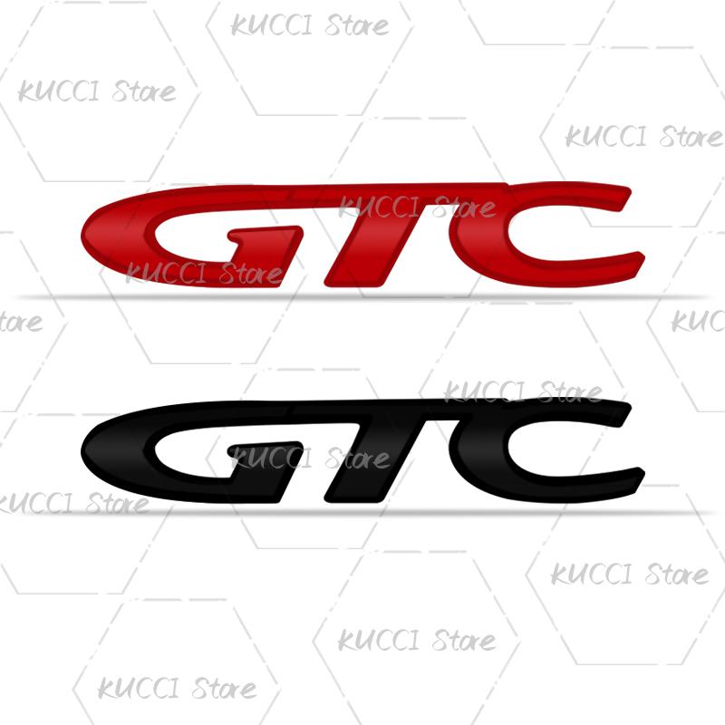Alloy Metal GTC Grille Emblem Rear Trunk Badge Sticker For Vauxhall Opel Corsa Rocks Vectra Zafira Mokka Meriva Insignia Astra