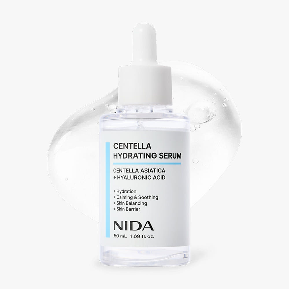NIDA Centella Hydrating Serum Soothing Moisturizing Facial Serum 50ml