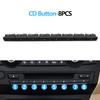 8/9PCS Car Air Conditioning AC Button Multimedia CD Player Switch Digital Control Buttons For BMW X5 X6 E70 E71 E72 2007-2013