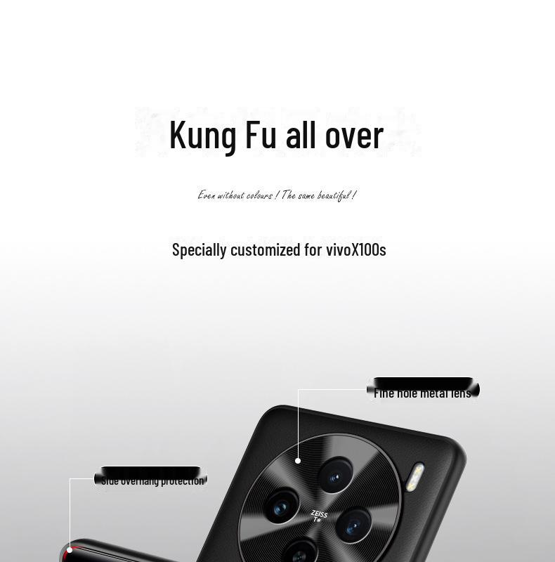 Чехол для телефона VivoX100s из жидкой кожи - Противоударный, Защищающий от загрязнений, Защитная накладка