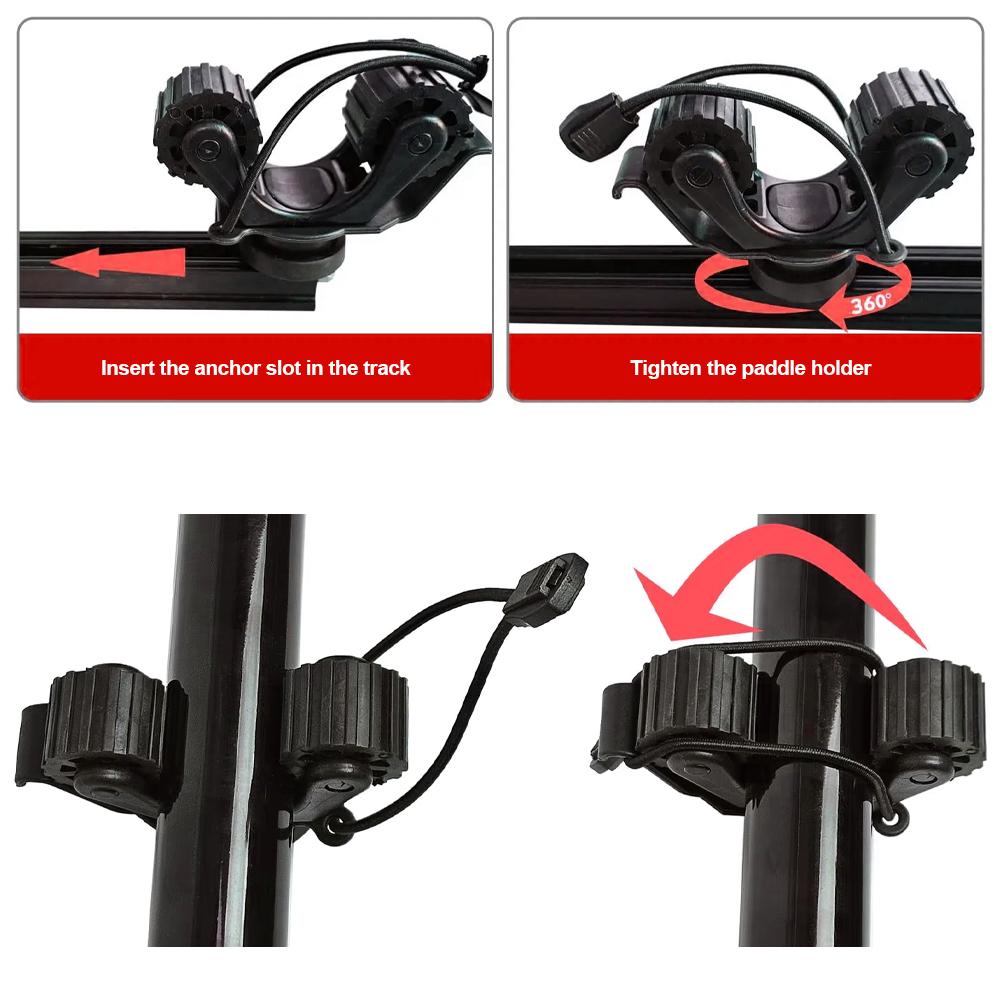Держатель весла для каяка Крепление на дорожку для каяка для удержания стандартного держателя весла для каяка Рельс для удочек Аксессуары