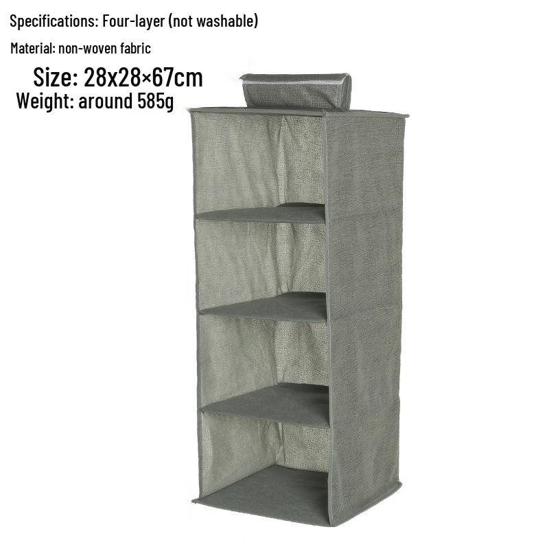 Multi-Layer Hanging Wardrobe Organizer for Clothes Storage