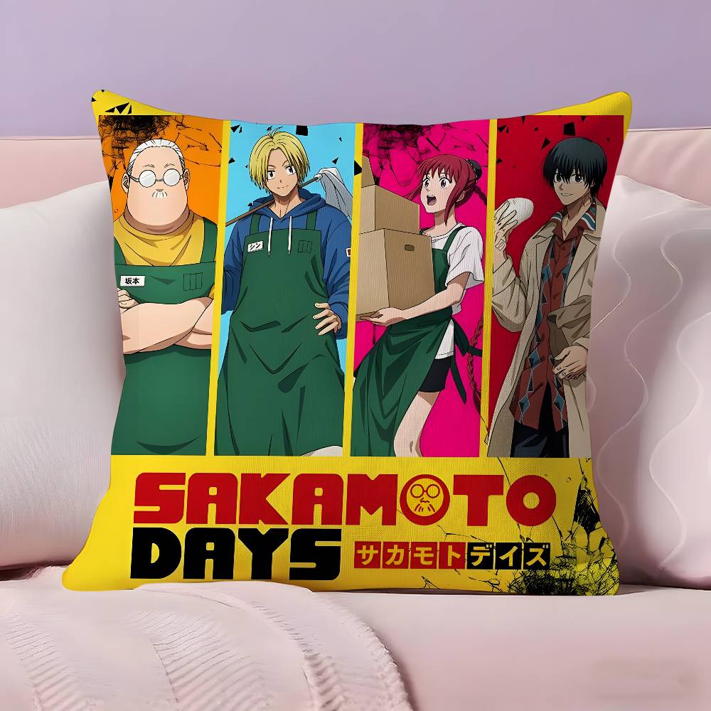 Аниме S-SAKamoTO DAYS Наволочка Наволочка Ультрамягкая Приятная к коже Ткань Облачный Комфорт & Потайная Молния