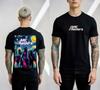 ARC Raiders Retro Space Squad Vaporwave Graphic T Shirt Front Black Tee New