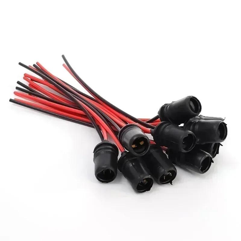DC12V T10 W5W Разъем-держатель цоколя автомобильной клиновой лампы накаливания, удлинитель, основание для светодиодной лампы, сменные автозапчасти
