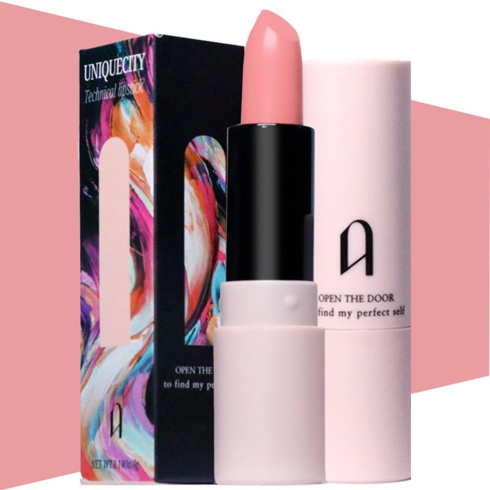 Помада Amiok Premium Strong Fix Lipstick 4 г, F001 Shy Pink, 1 шт.