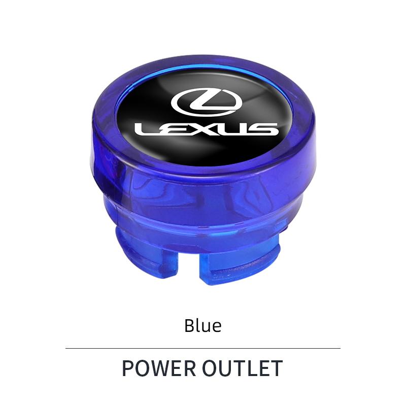 Interior Stickers Car Cigarette Lighter Dust Cover For Lexus IS250 RX330 Ct200h ES300h RX350 IS300h NX300h Waterproof Decorative