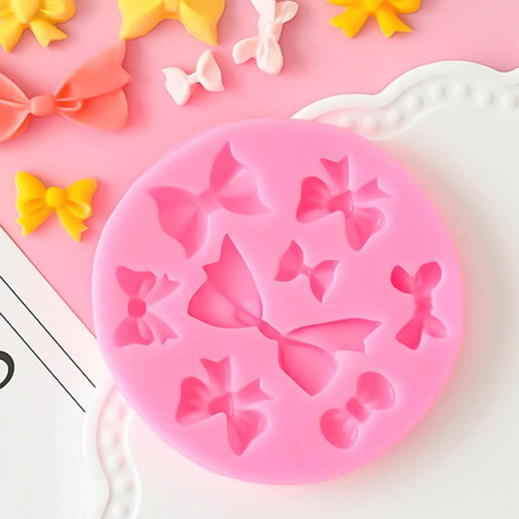 1 шт. - Милая форма для бантика, форма для бантика, форма для торта, мыла, ароматерапевтической свечи, форма для украшения поделок
