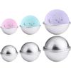 6PCS- Bath Bomb Mold Kit 2 Set 3 Size Mold & Bath Bombs Press for DIY Making Supplies  Circular Cake Mold