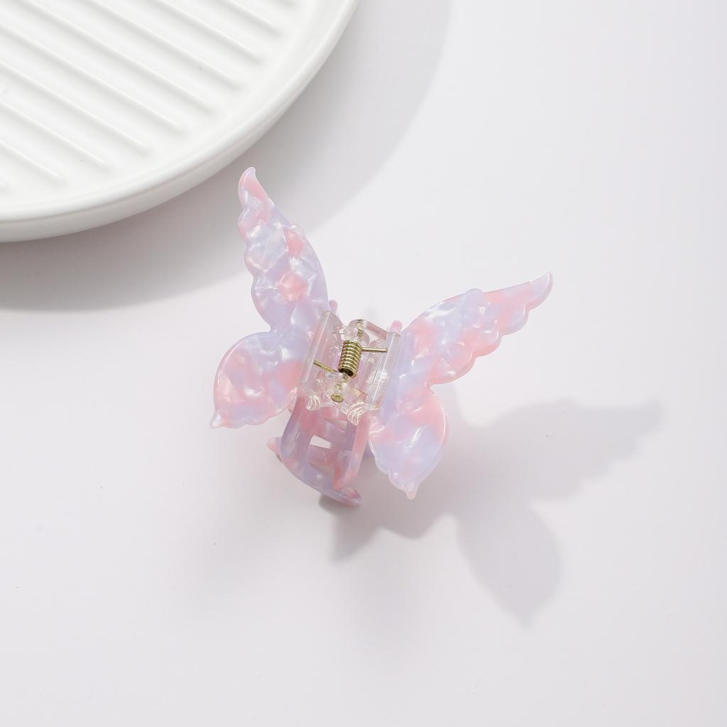 Новый ацетатный волоконный зажим для волос-бабочки, красочные французские инструменты для укладки волос, аксессуары, ретро-заколки для волос, милая заколка для волос