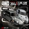 4WD 1:Радиоуправляемая дрифт-машина масштаба 24, скорость более 20 км/ч, высокоскоростной автомобиль, машины с дистанционным управлением со светодиодными фарами, дополнительные дрифтовые шины, игрушки для радиоуправляемых гоночных машин