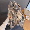 Autumn Warm Fashion Shawl Versatile Chrysanthemum Element Jacquard Scarf Femininity Long Outer Imitation Cashmere Scarf