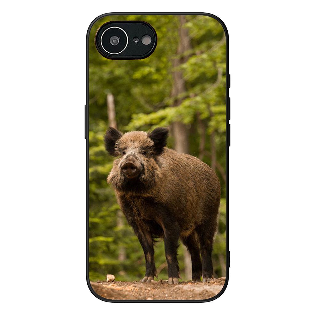 Wild Boar Pig Phone Cover for Samsung Galaxy A36 A17 A26 A07 A35 A54 A53 A13 A33 A34 S8 S9 S20 S21 FE S10 Plus Case