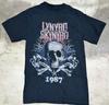 Винтажная хлопковая футболка унисекс Lynyrd Skynyrd Tribute Tour 1987, размеры S-5XL