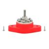 1 Pc Red Battery Junction Post Bus Bar Power Distribution Block M6 Stud Terminal