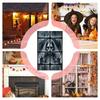 Halloween Window Cover Halloween Female Ghost Window Clings Holiday Door Poster Home Decor For Apartment Porch Outdoor Interior