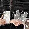 Безрамочный магнитный держатель для линз Чехол для телефона Для iPhone 16 15 Pro Max E 14 13 Ультратонкая крышка с беспроводной зарядкой и креплением для камеры