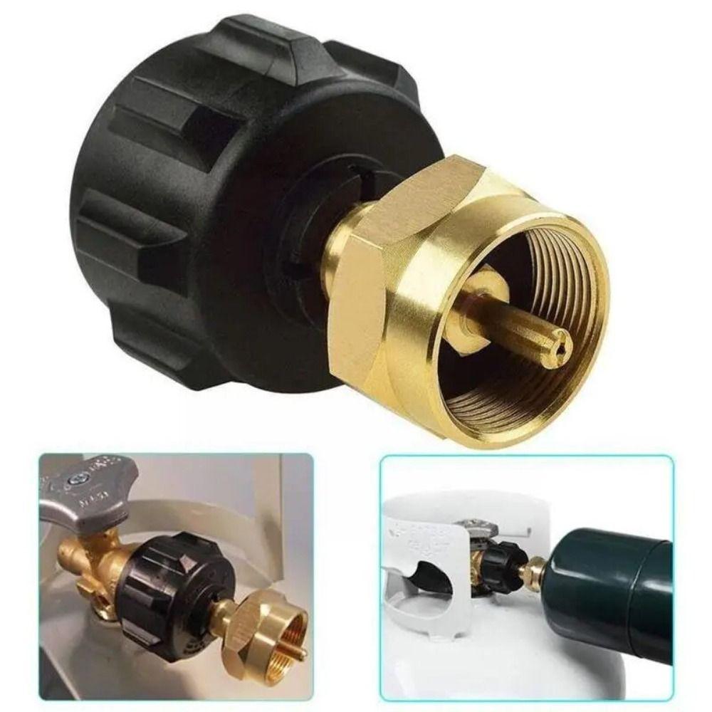 High Safety Propane Refill Adapter Brass Propane Bottle Adapter  Heating Needs