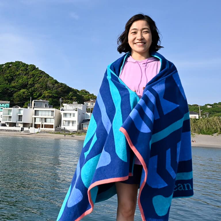 L.L.Bean Seaside Beach Towel Paddle, Ocean Blue, 0SKN601000