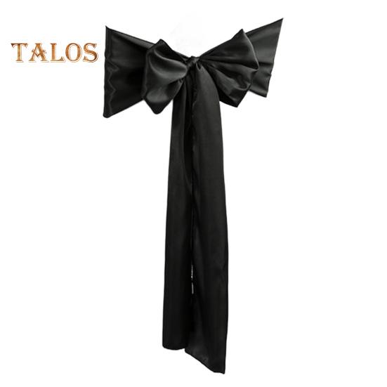 10 шт. чехлов на спинки стульев, атласные чехлы на стулья, большой бант, декор для праздников, свадеб, банкетов, подвязки для стульев для столовой