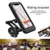 Motorcycle Phone Holder Waterproof Support Moto Bicycle Rear View Stand Mount Universal Phone Cover for IPhone Motorbike Holder