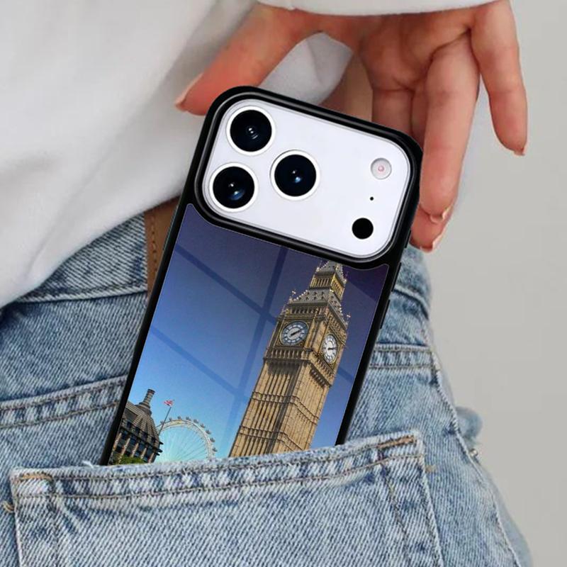Чехол для телефона London Red Bus Big Ben для iPhone 17ProMax 12 13 14 15 16e 17 Pro Max Plus Air Cover