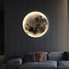 Современный светодиодный настенный светильник Луна Внутреннее освещение Для спальни Гостиной комнаты ДОМА Декоративный светильник Люстры Лампа 220 В