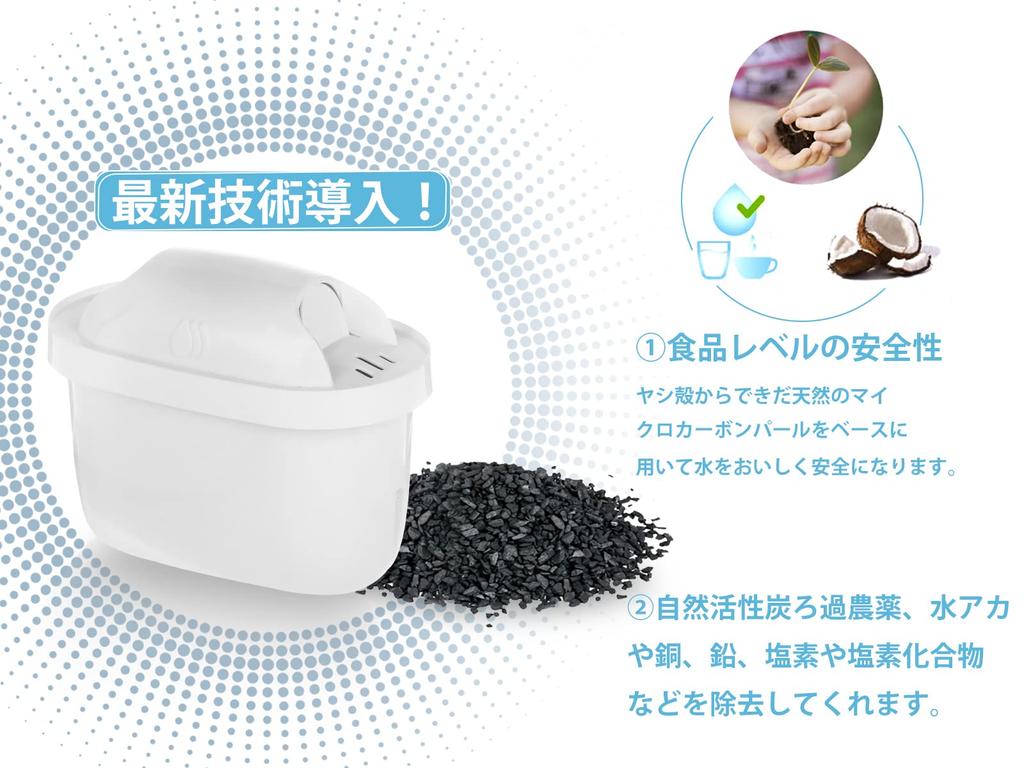 Replacement cartridges for water Japanese set of 6 purifiers, specifications,