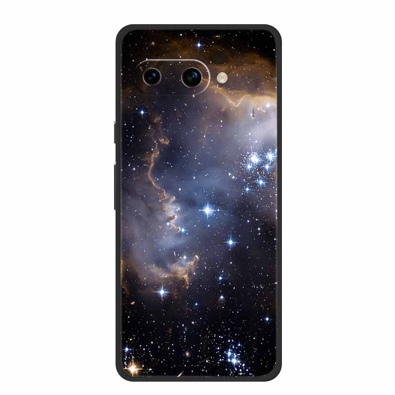 Для Google Pixel 9a Задняя крышка Чехол Ударопрочный Черный Силикон Мягкий ТПУ Чехлы для телефона Для Google Pixel 9a Чехол 9 A 6.3" Funda Capas