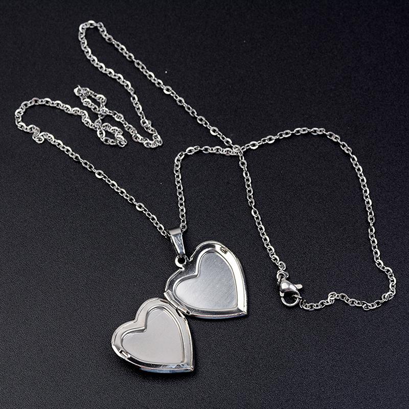 Mood Heart Pendant Necklace Temperature Control Color Change