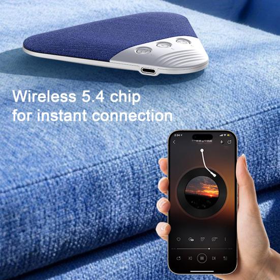Bluetooth-совместимый динамик-подушка с таймером белого шума, перезаряжаемый через USB, подподушечный динамик для сна, беспроводные наушники для приватного сна