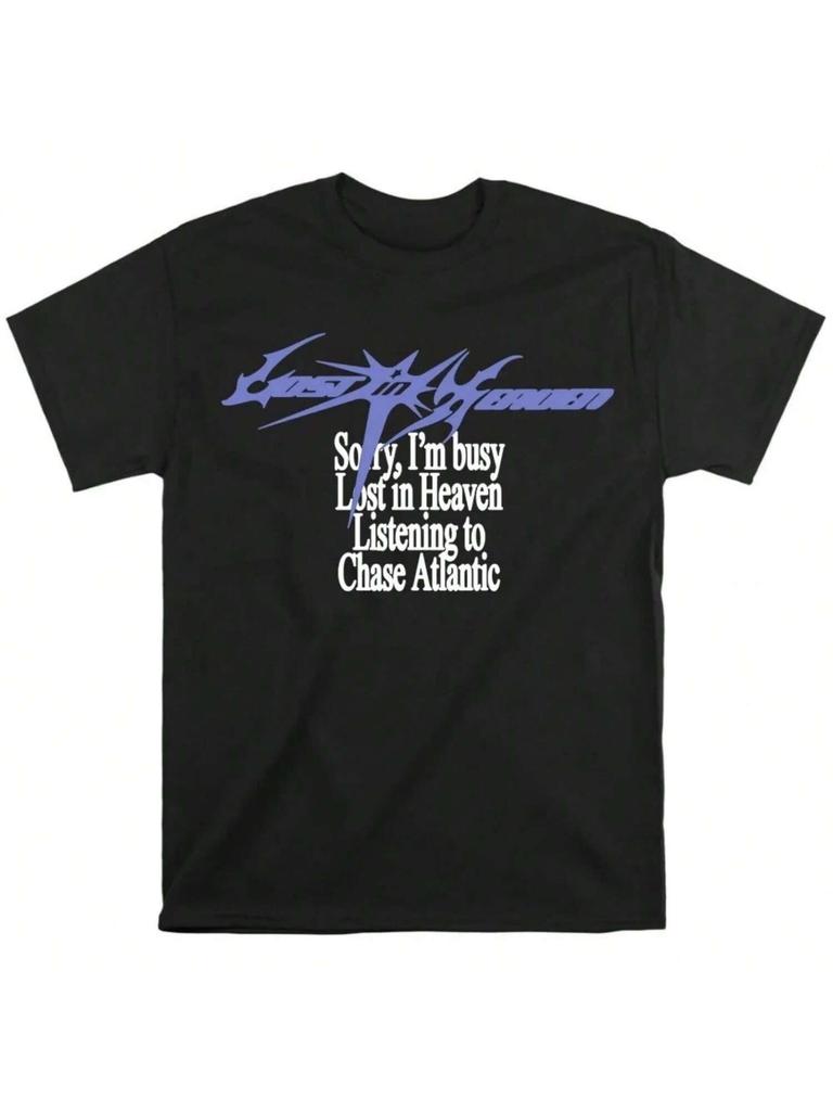 Lost In Heaven Print T-Shirt Rock Band CHASE ATLANTIC Tshirts Summer Wounisex Tees Graphic Clothing Camisetas Top Wounisex Clothing