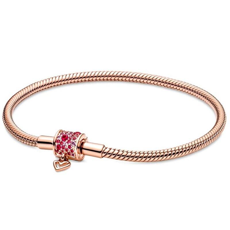 925 Sterling Silver Bracelet Ladies Bracelet Beaded DIY Jewelry