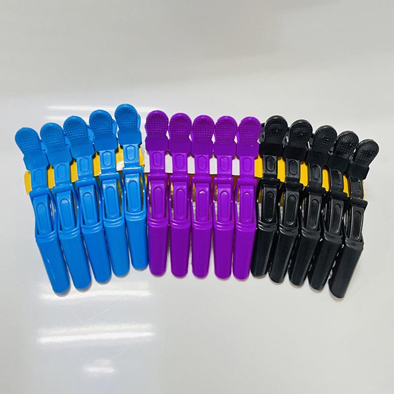 5Pcs/Lot Plastic Hair Clip Hairdressing Clamps Claw Section Alligator Clips Barber For Salon Styling Hair Accessories Hairpin