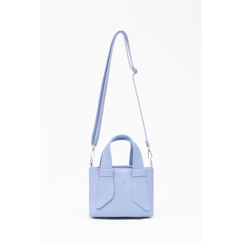 Black Shk60 Artificial Leather Single Compartment Double Handle Handbag And Crossbody Shoulder Bag L:14W:21W:8 Cm