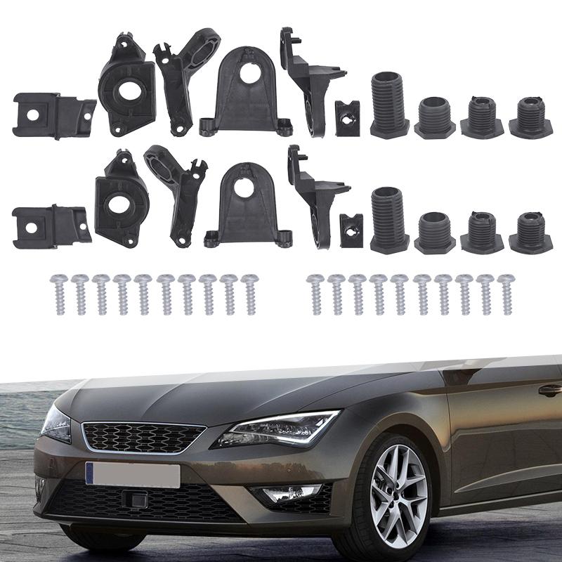 5F0998226 Front Bumper Headlight Bracket For Seat Leon 2013 2014 2015 2016 2017 2018 HeadLamp Repair Kit 5F0998225
