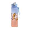 750ml Cartoon Letter Printed Lovely A-Z Water Cup Portable Children Plastic Cartoon Outdoor Sport Large Capacity Water Bottle