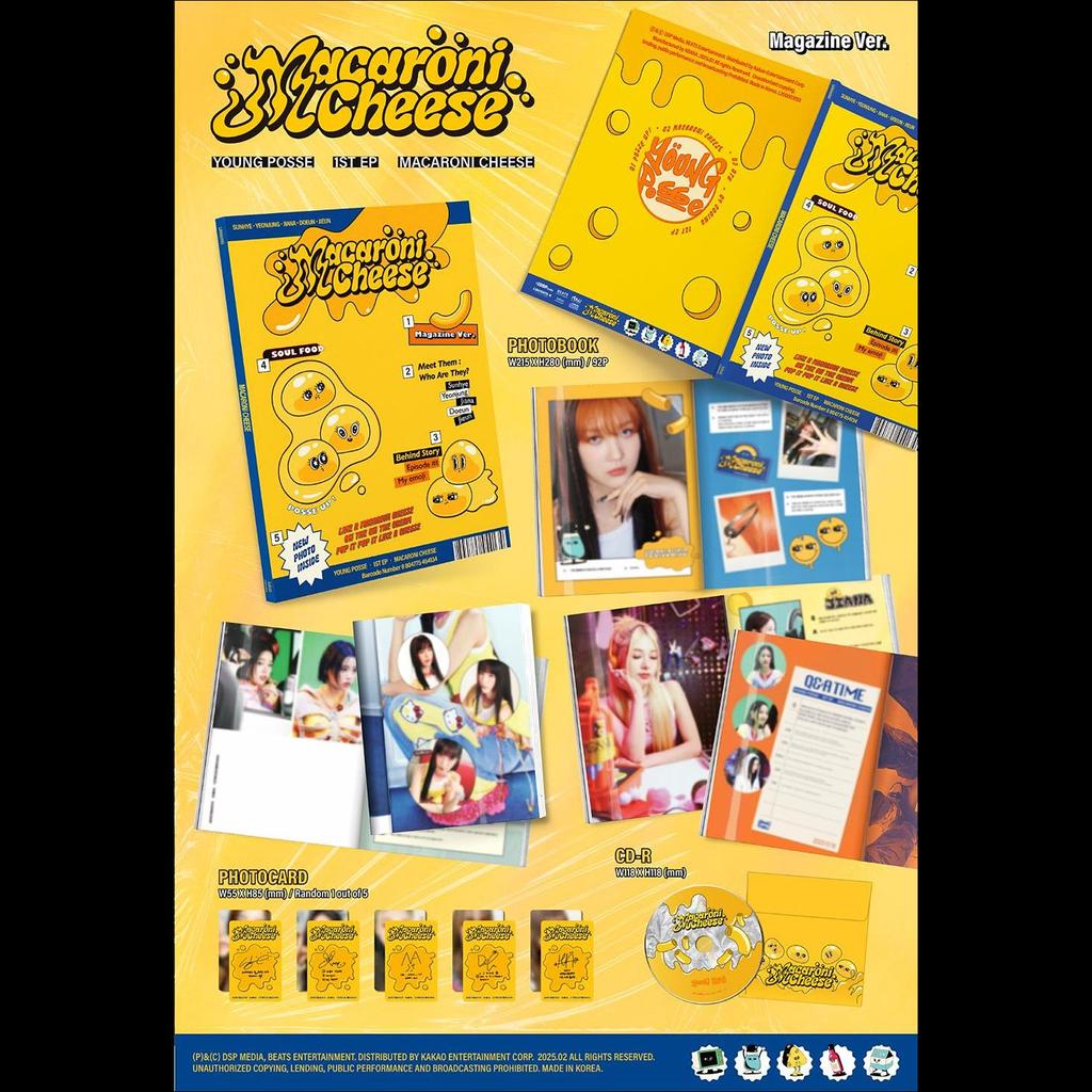 YOUNG POSSE МАКАРОНЫ СЫР Журнал Версия. / EP-альбом