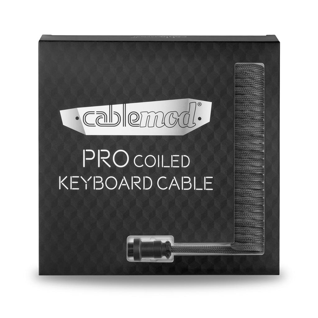Кабель CableMod Pro Coiled Keyboard USB A to USB Type (Угольно-серый, C, 150 см)