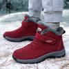 Мужские зимние ботинки, повседневные зимние ботинки на платформе, нескользящие, теплые меховые ботильоны, плюшевые ботинки в стиле милитари для улицы, для пеших прогулок, мотоциклетные ботинки