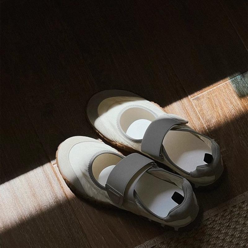 Кожаные туфли Мэри Джейн на платформе, женские туфли на липучке, летняя новинка, спортивная и повседневная обувь, универсальные туфли на плоской подошве