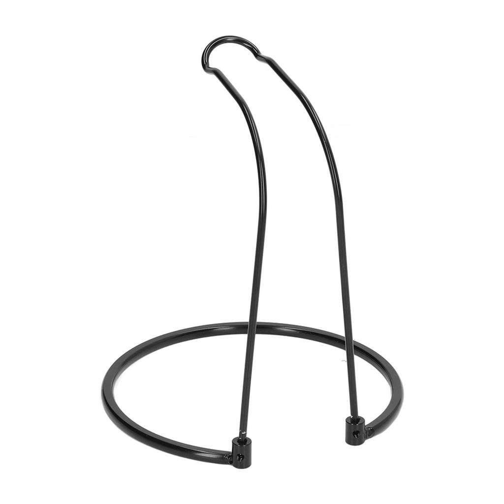   Reel Rack Stainless Steel Short Type U Shaped Upper Frame Round Base Lightweight Detachable Fishing Gear Stand
