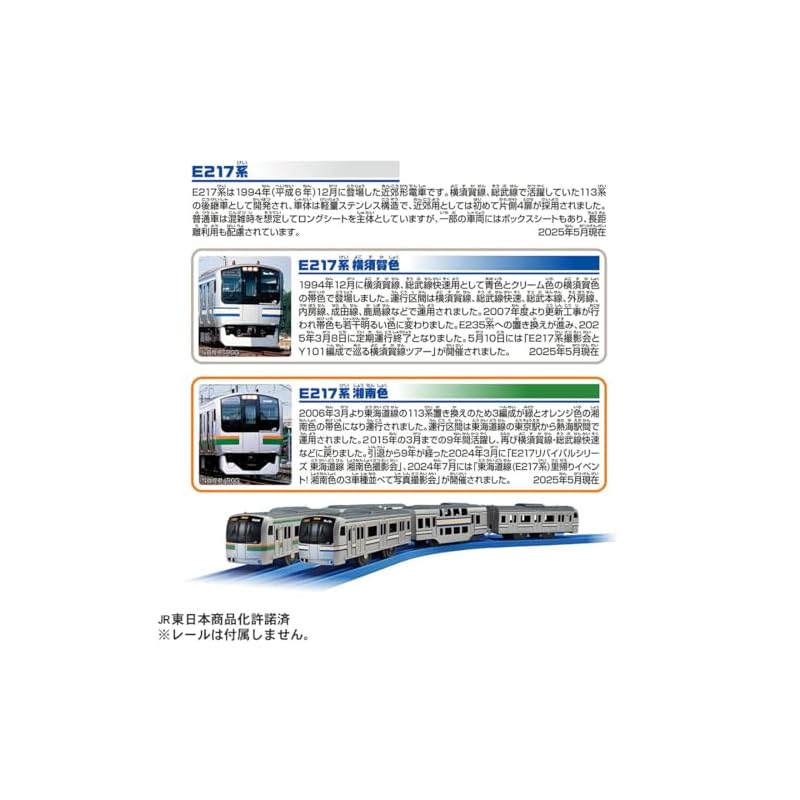 Takara Tomy Plarail Спасибо! Двойной набор серии E217 в цветах Йокосука и Сёнан, Поезд, Игрушка, Возраст 3+