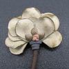 Handmade Flower Brooch Natural Vintage Fabric Brooch Floral Decorative Pin Lightweight Retro Brooch Pin For Gift Shawls Vintage