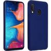 Case - AVIZAR - Samsung Galaxy A20e - Soft Silicone Gel - Night Blue - Matte Finish