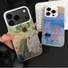 Claude Monet Oil Painting Shockproof Phone Case for IPhone 18 17 Air 16 16E 15 Pro Max 14 Plus 13 Mini 12 Back Cover Anti Fall Fund