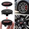 4Pcs 60mm Car ST Emblem Wheel Center Hub Cap Sticker Wheel Center Hub Cover for F O R D