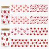 8Pcs UV DTF Stickers Strawberry Cherry UV DTF Cup Wrap for 16oz