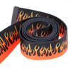 Hip Hop  Men'S Canvas Belt Personalized Casual Flame Belt Designer Belts For Women Cowboy Strap Punk